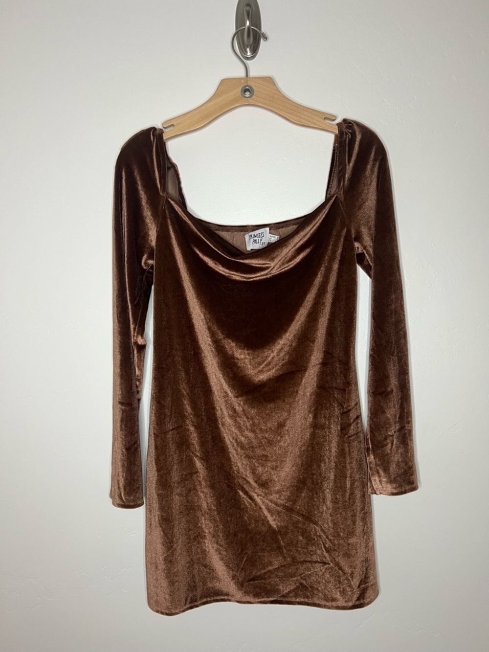 Princess Polly Star Power Velvet Mini Dress